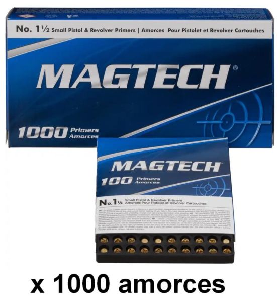 Amorces MAGTECH n°1 1/2 Small Pistol /1000