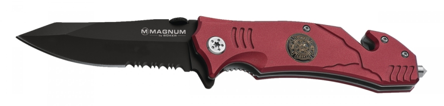 Couteau pliant BOKER Fire Fighter rouge