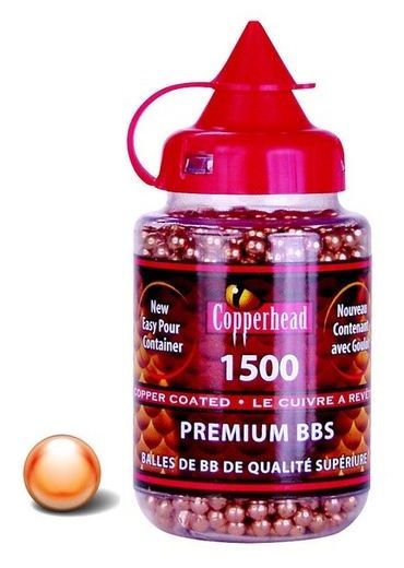 Plombs billes cal.4,5mm BB's Rond cuivrée CROSMAN /1500