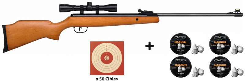 Carabine à plombs CROSMAN Optimus cal.4,5mm "Pack loisir"