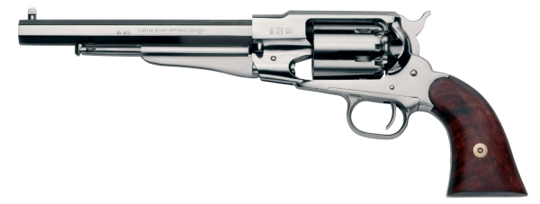 Revolver à Poudre Noire Pietta REMINGTON 1858 Texas Nickelé 
