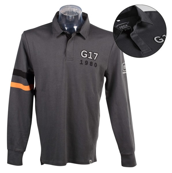 Polo manches longues GLOCK G17 Rugby Taille.XXL