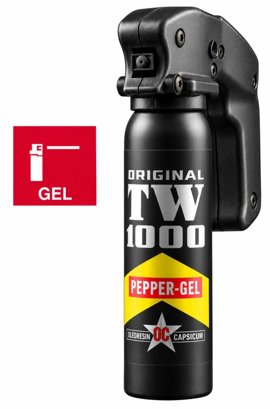 Bombe au poivre Gel TW1000 - 100 ml avec poignée