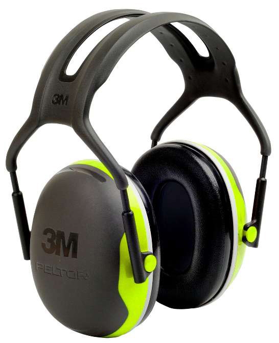 Casque Anti-Bruit PELTOR X4 Vert Fluo