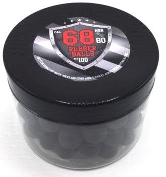 Pot de 100 billes caoutchouc CONCORDE DEFENDER pour Walther SG68 - HDS T4E