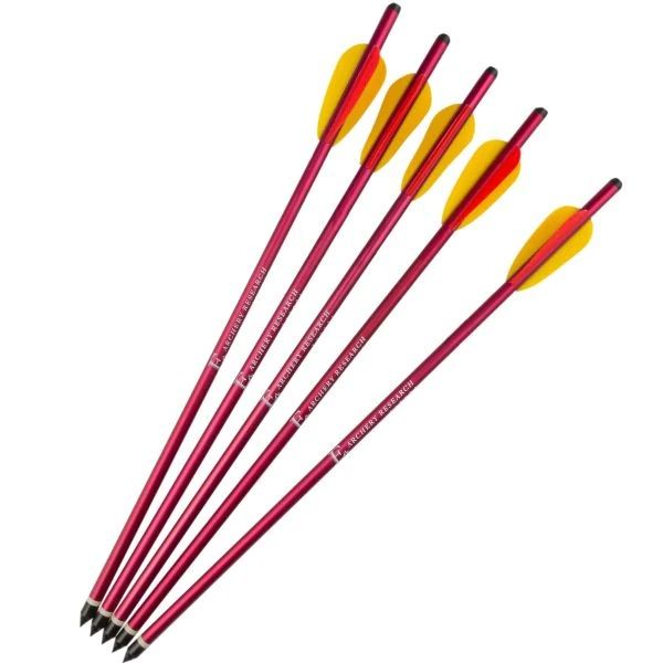 Flèches Aluminium arbalète EK ARCHERY JAG I-II par 5 traits (16 pouces - 43 cm)