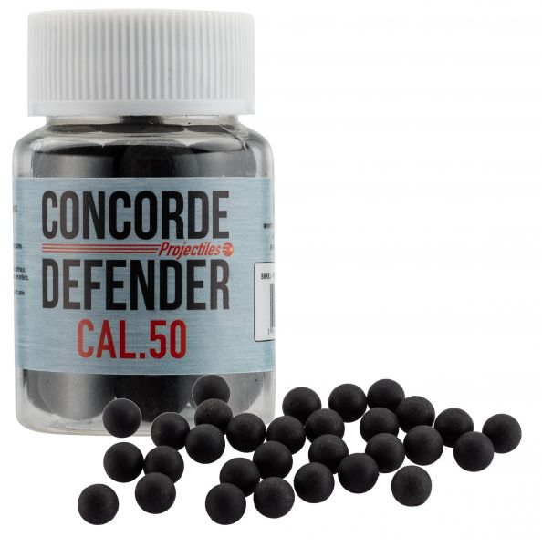 Billes caoutchouc pour T4E HDR-HDP cal.50 (12.7mm) Pot de 30
