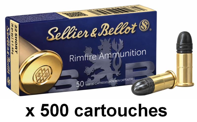 SELLIER & BELLOT 22Lr SHORT (courte) /500