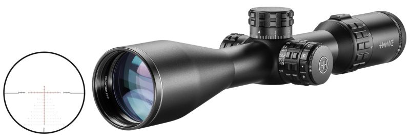Lunette de tir HAWKE Frontier 30 FFP 4-20x50 MIL PRO LUMINEUX ( 1er plan focal)