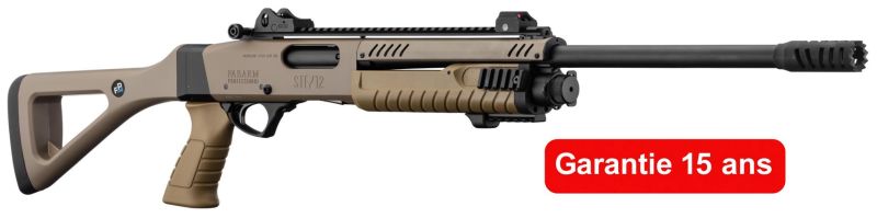 Fusil à pompe FABARM STF12 FDE Tactical Professionnal cal.12/76