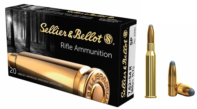 SELLIER & BELLOT cal.7,62x54 R SP 180 grains - 11.7 grammes /20