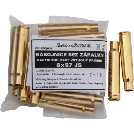 Douilles SELLIER & BELLOT cal.8x57 JS /20