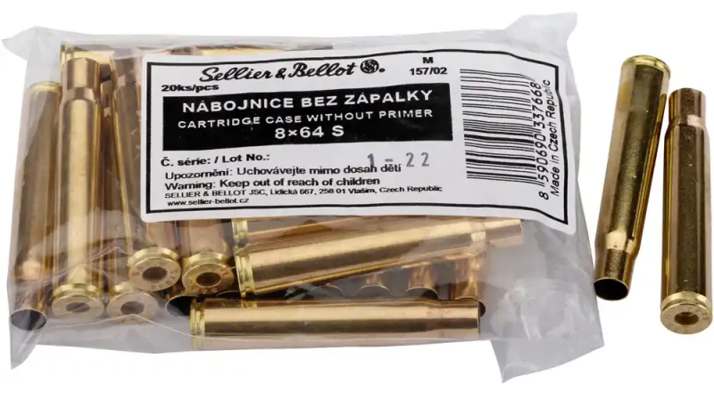 Douilles SELLIER & BELLOT cal.8x64 S /20