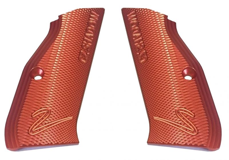 Plaquettes longues aluminium CZ 75 Shadow 2 (Rouge)