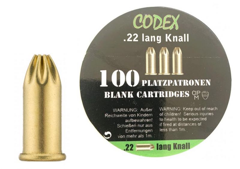 Cartouches 22Lr à blancs POBJEDA /100