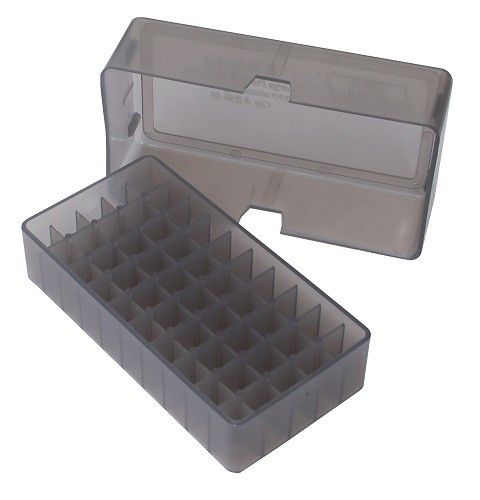 Boite à munitions MTM E50 cartouches cal.38 Sp - 357 Magnum 