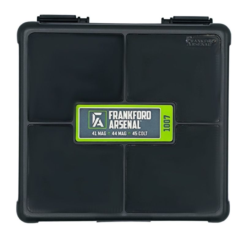 Boite à munitions FRANKFORD ARSENAL 100 cartouches cal.45 Colt - 44 Mag - 44/40 "Translucide fumée"