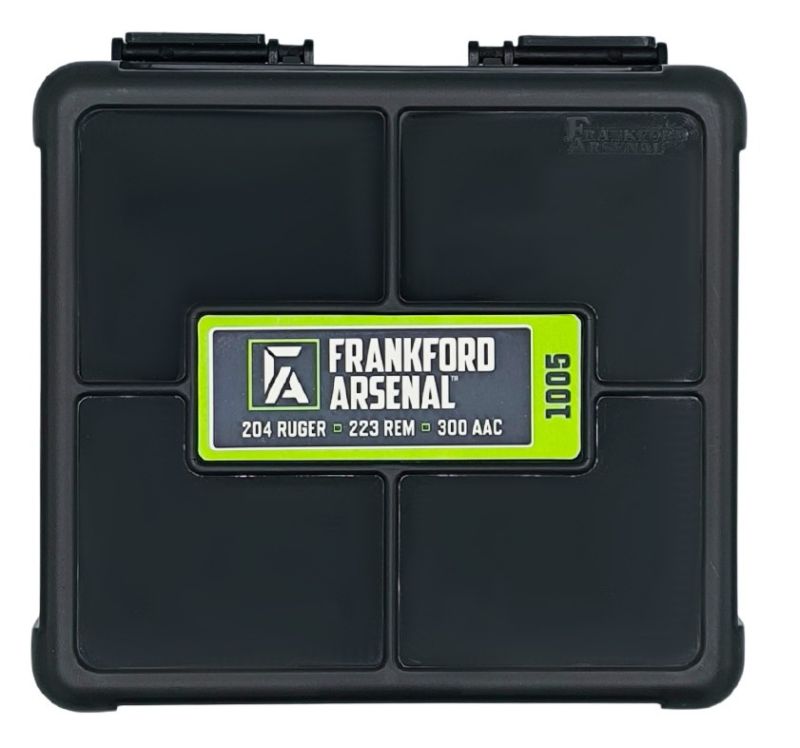 Boite à munitions FRANKFORD ARSENAL 100 cartouches cal.222-223 Rem "Translucide fumée"