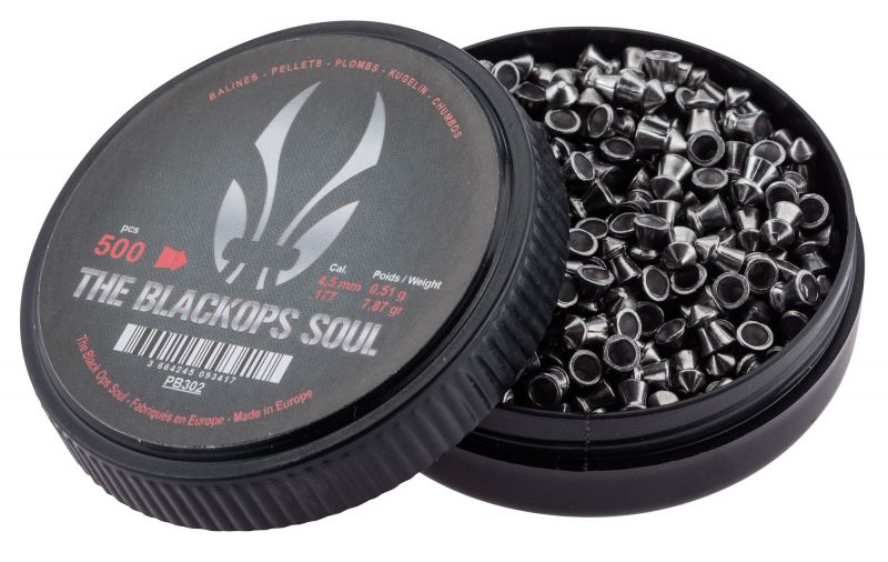 Plombs cal.4,5mm BLACK OPS SOUL (pointus) /500