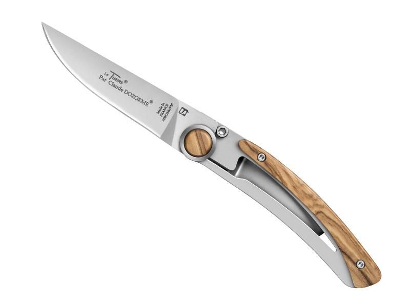 LE THIERS DOZORME LINER LOCK 10,5CM OLIVIER 