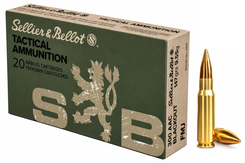 SELLIER & BELLOT cal.300 AAC BLACKOUT TACTICAL FMJ 147gr /20