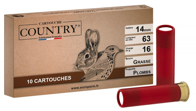 Cartouches COUNTRY 14mm n°7 /10