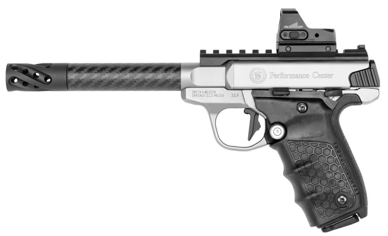 Pistolet SMITH & WESSON Performance Center SW22 Victory Carbone "Point rouge CRIMSON Trace" cal.22Lr
