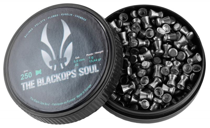 Plombs cal.5,5mm BLACK OPS SOUL Plat (1.00gr) /250