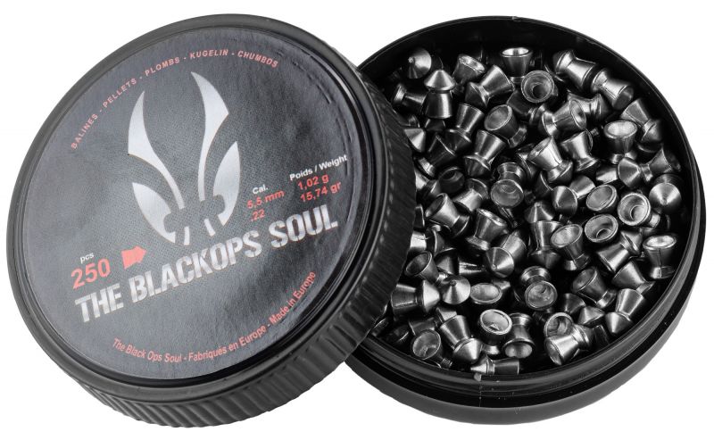 Plombs cal.5,5mm BLACK OPS SOUL Pointu (1.02gr) /250