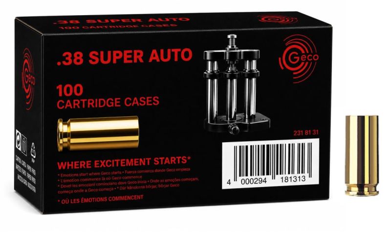 Douilles GECO .38 Super Auto /100