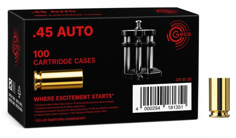 Douilles GECO .45 ACP /100