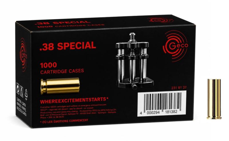 Douilles GECO .38 Special /1000