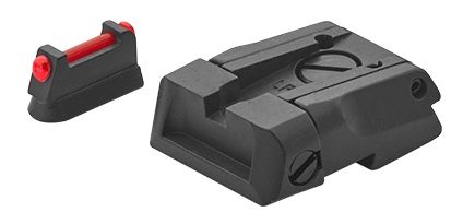 Hausse réglable noire et guidon Fibre Optique LPA CZ SP01 SHADOW - SHADOW 2