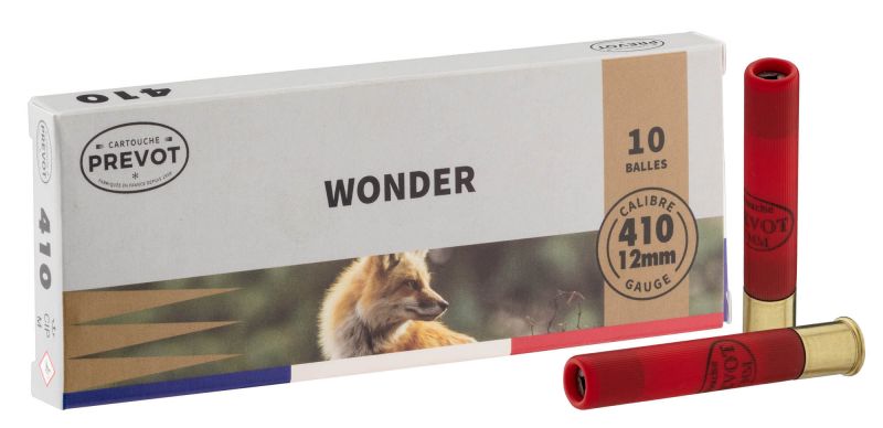Balles cal.410 mag Prevot Wonder /10