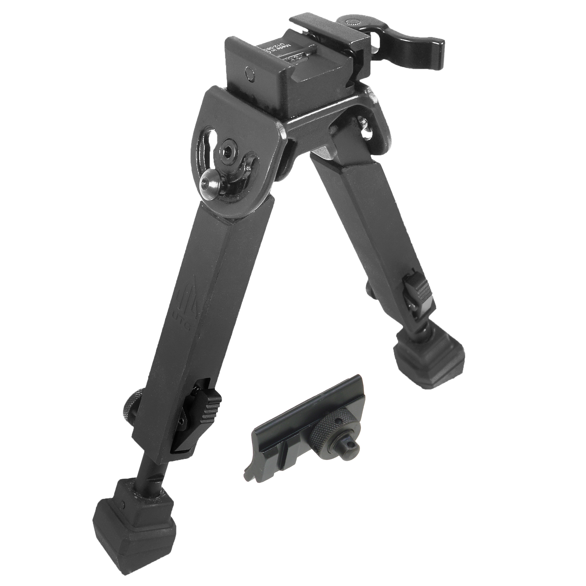 Bipode Tactique Réglable En Aluminium – Rail Picatinny / Canon – Pour Fusil – Chasse