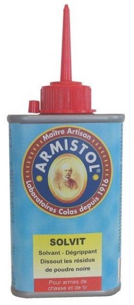 Burette nettoyant SOLVIT ARMISTOL pour Poudre Noire
