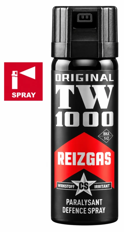Bombe lacrymogène Gaz CS TW1000 - 63 ml