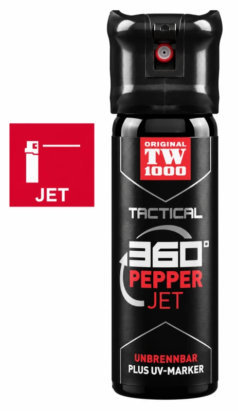 Bombe au poivre Jet colorant UV Tactical Classic TW1000 - 45 ml