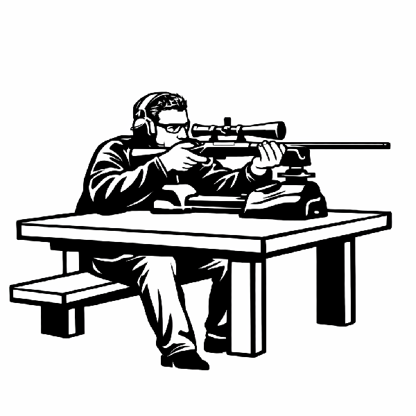 Réglage carabine 100 mètres (avec lunette)