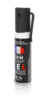 Bombe lacrymogène de poche Gel CS 70% CBM  - 25ml