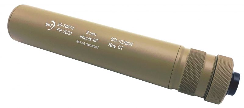 Silencieux BRUGGER & THOMET IMPULS II A Tan (M13.5x100) GLOCK 19X