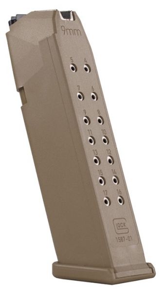 Chargeur GLOCK 19X Coyote cal.9x19 (17 coups)