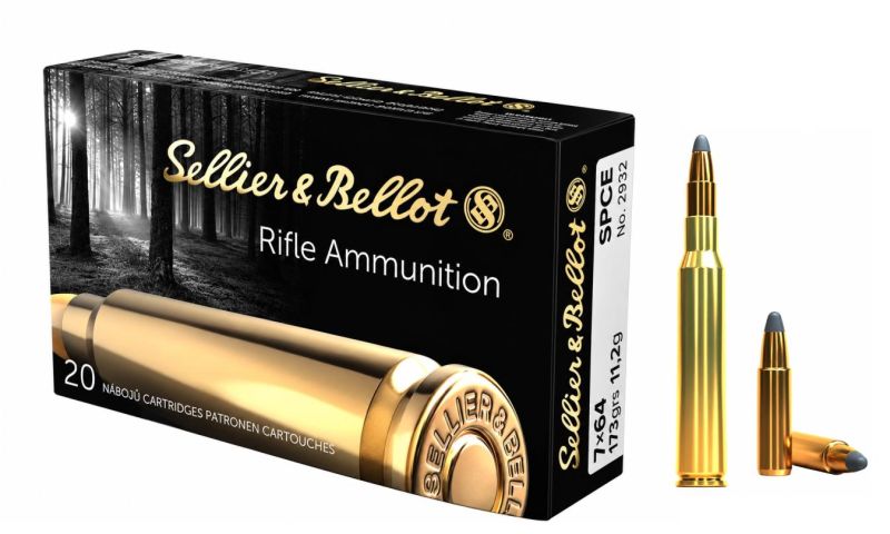 SELLIER & BELLOT cal.7x64 SPCE 173 grains  - 11.2 grammes /20