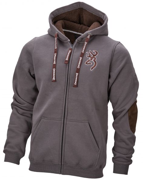 Sweatshirt ZIP WARM BROWNING SNAPSHOT ASHGREY taille.M