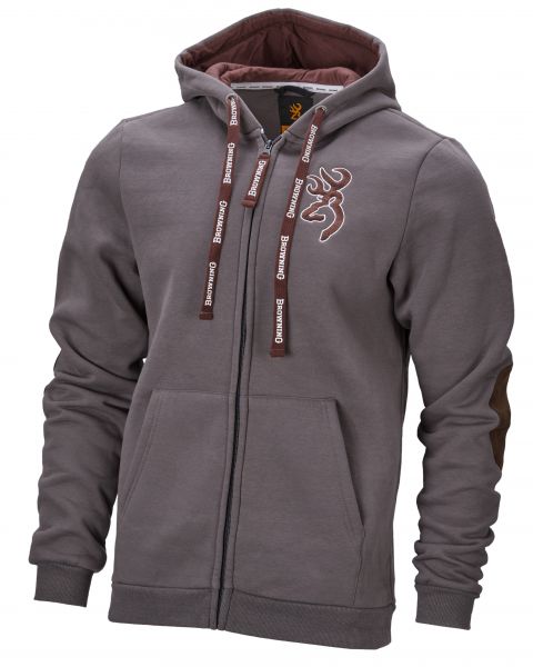 Sweatshirt ZIP BROWNING SNAPSHOT ASHGREY taille.M