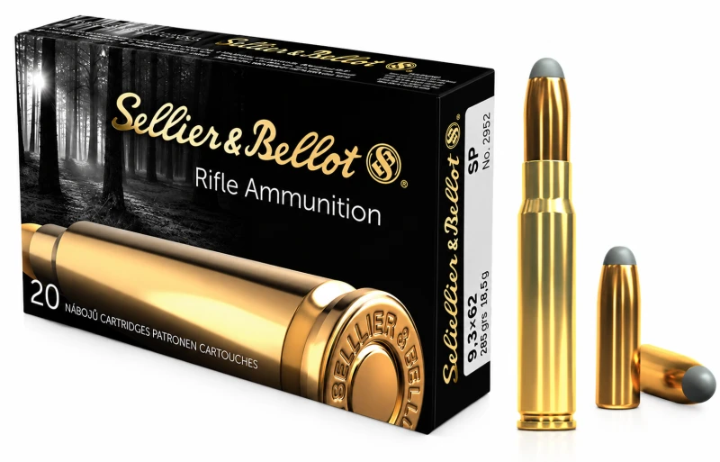 SELLIER & BELLOT cal.9,3x62 SP 285 grains - 18.5 grammes /20