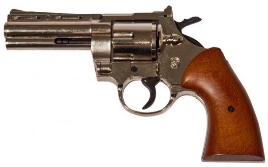 Revolver BRUNI Magnum 4" Nickelé Cal.9mm R