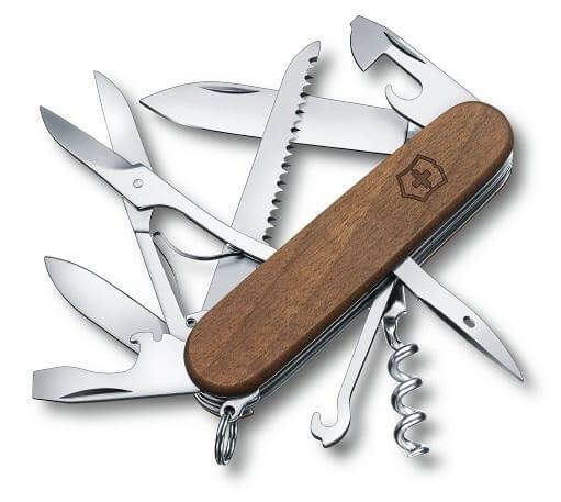 VICTORINOX HUNTSMAN NOYER - Couteau outdoor 15 fonctions