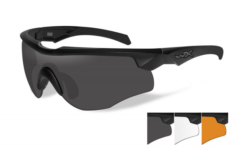 Lunettes de protection balistique WILEY X ROGUE COMM Noir 