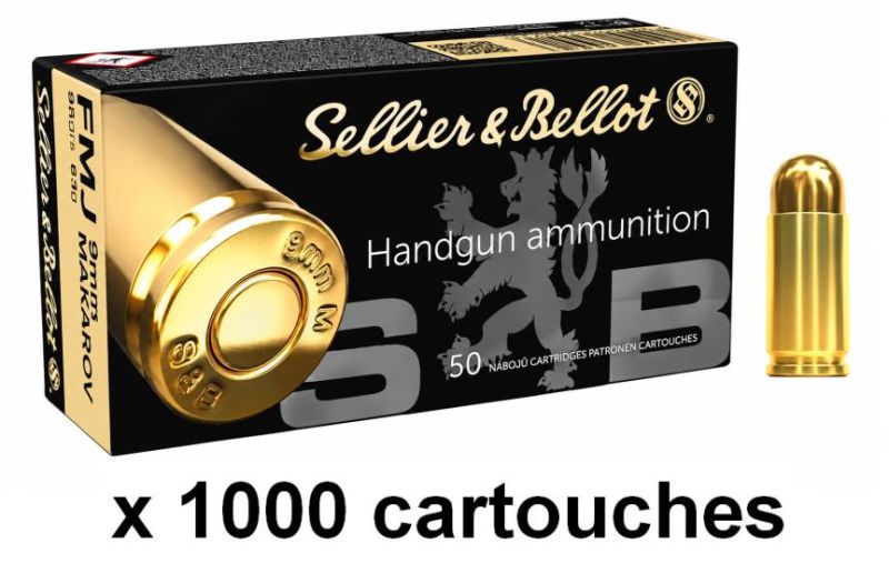 SELLIER & BELLOT cal.9mm MAKAROV FMJ /1000
